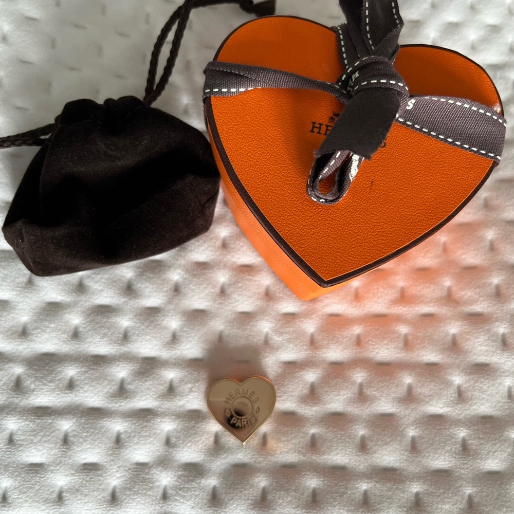 Hermès heart twilly ring